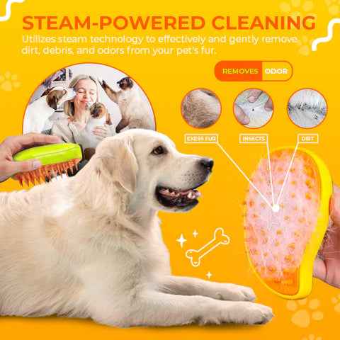 Paws & Claws™STEAMY BRUSH 3-IN-1