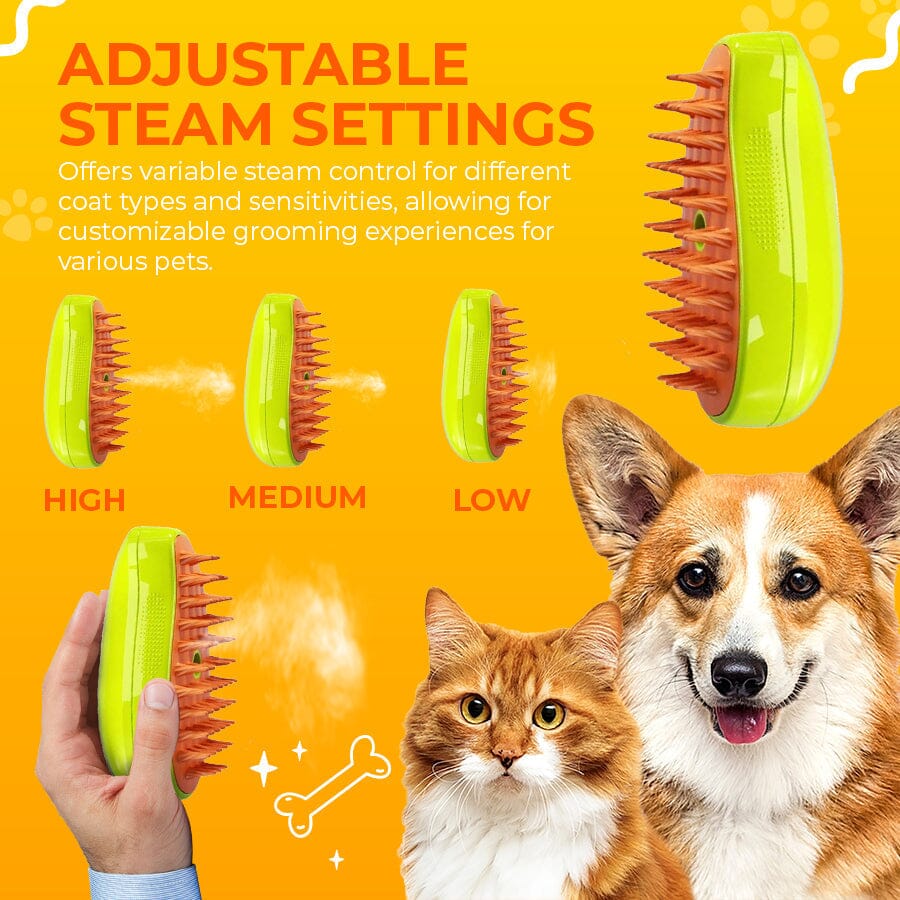 Paws & Claws™STEAMY BRUSH 3-IN-1