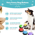 Load image into Gallery viewer, Paws & Claws™Voice Recording Button Pet Toys
