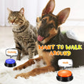 Load image into Gallery viewer, Paws & Claws™Voice Recording Button Pet Toys
