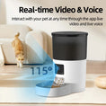 Load image into Gallery viewer, PAWS & CLAWS™Automatic Cat Feeder With Camera Video
